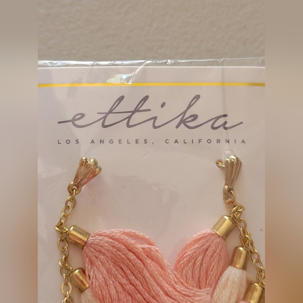 Brand New Etikka Dangle/tassle Earings. - Picture 2 of 10